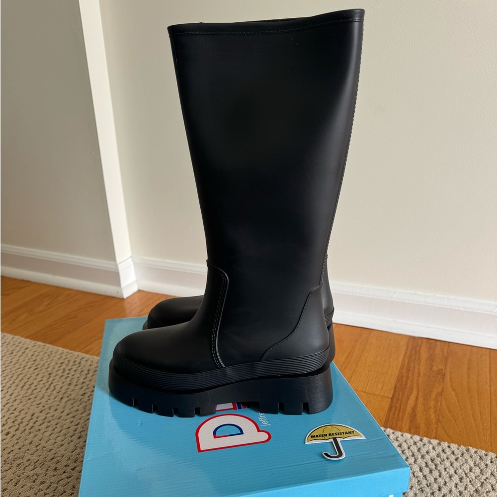 Jeffrey Campbell Ilya Tall Black Boot so 8M